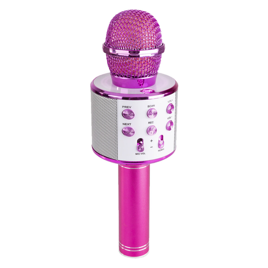 Max KM01 Karaoke Microphone Bluetooth, MP3 Pink