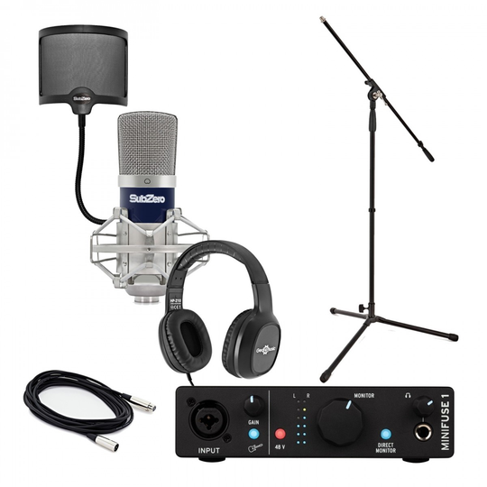 Arturia MiniFuse 1 Vocal Bundle (Black)