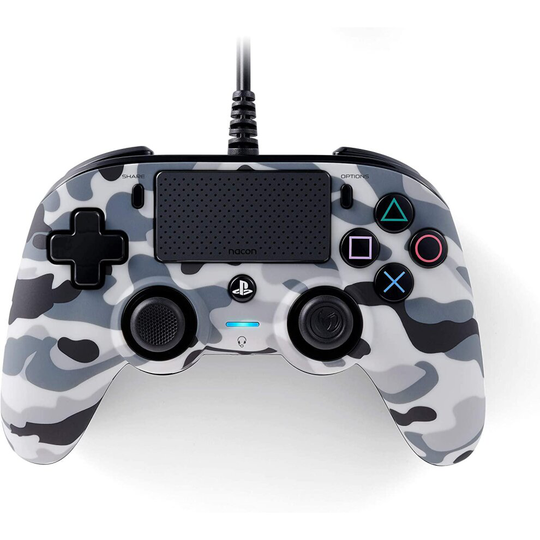 Nacon Wired Compact Controller - Camo Grey (PS4)