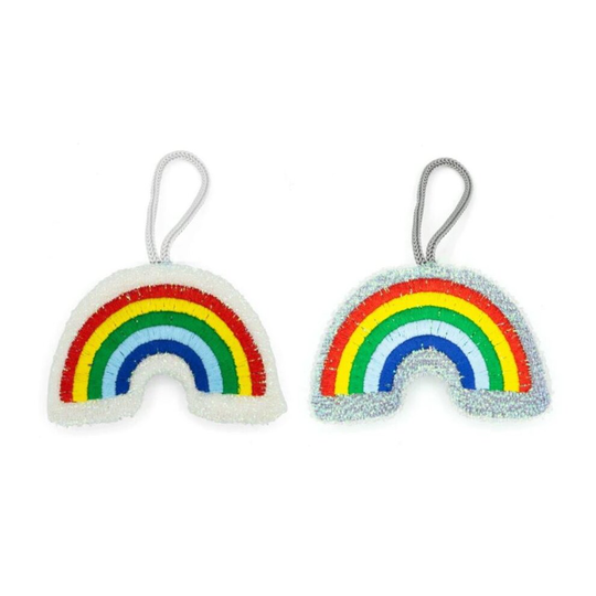Kikkerland Rainbow Sponges Set Of 2 Fun Scratch Free Kitchen Scourers