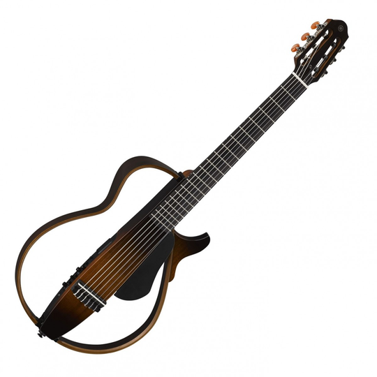Yamaha SLG200N Nylon String Silent Guitar Tobacco Brown