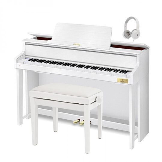 Casio GP310 Grand Hybrid Digital Piano Satin White Package