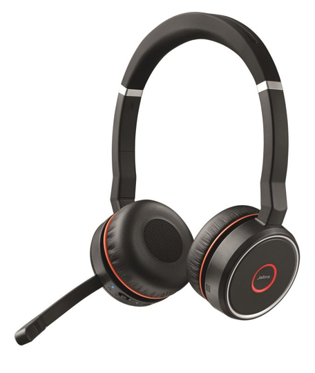 Jabra Evolve 75 MS Stereo Headset - With Charging Stand