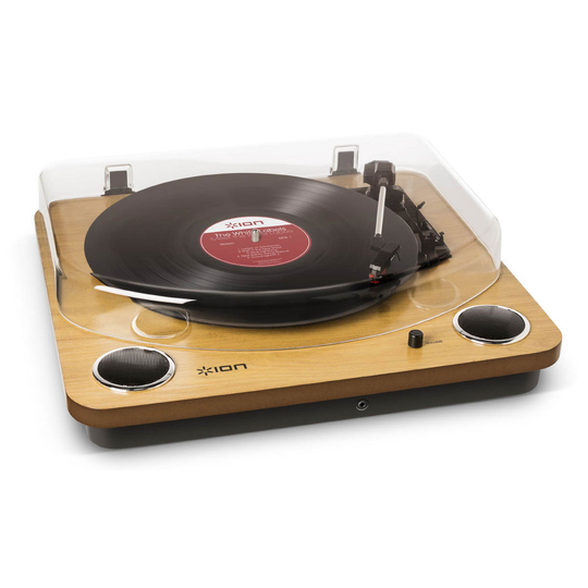 ION Max LP USB Turntable with Integrated Speakers