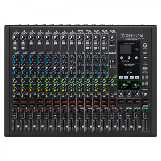 Mackie ONYX 16 16-Channel Analog Mixer with Multi-Track USB