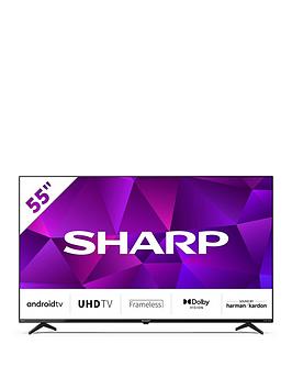 Sharp 55Fn4Ka, 55 Inch, 4K Ultra Hd, Frameless, Android Tv